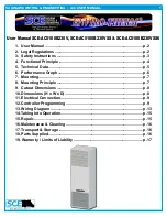 Preview for 1 page of SCE Enviro-Therm SCE-AC5100B230V User Manual