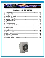 SCE ENVIRO-THERM SCE-TE170B24VSS User Manual preview