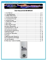 SCE SCE-HE18W120V User Manual предпросмотр