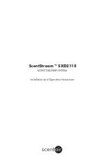 ScentAir ScentStream SXD2110 Installation And Operation Instructions Manual preview