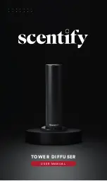 scentify Tower Diffuser User Manual preview