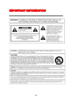 Preview for 2 page of Sceptre E165BD-HD User Manual