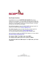 Preview for 1 page of Sceptre E555BV-FMQC User Manual