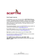 Sceptre UMR Series User Manual предпросмотр