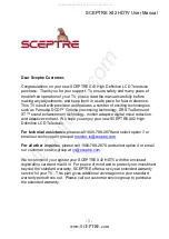 Sceptre X42 User Manual preview