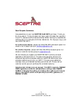 Sceptre X425 User Manual preview