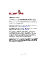 Preview for 1 page of Sceptre X505BV-FHD User Manual