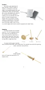 Preview for 11 page of Schacht 40th Anniversary Cherry Matchless Spinning Wheel Instructions, Maintenance And Warranty