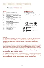 Preview for 2 page of Schacht FL3053 Assembly Instructions Manual