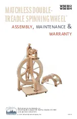 Schacht SPINNING WHEEL WS6502 Assembly, Maintenance & Warranty preview