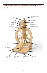 Preview for 2 page of Schacht SPINNING WHEEL WS6502 Assembly, Maintenance & Warranty