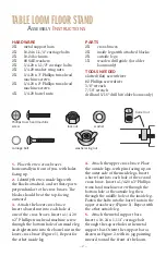 Preview for 2 page of Schacht TL1105 Assembly Instructions