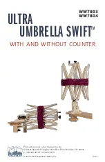 Schacht ULTRA UMBRELLA SWIFT WW7803 Instructions preview