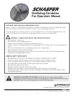 Preview for 1 page of Schaefer TW30W Operator'S Manual