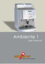 Preview for 1 page of Schaerer Ambiente 1 User Manual