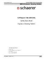 Preview for 27 page of Schaerer Art 1x7 FS User Manual