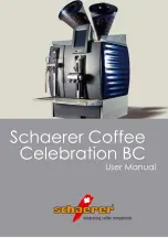 Schaerer Celebration BC User Manual preview