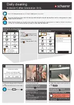 Preview for 1 page of Schaerer Celebration BCL Daily Cleaning Procedure