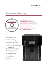 Schaerer Coffee Joy Short Instructions preview