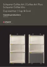Schaerer Cup & Cool Operating Instructions Manual preview