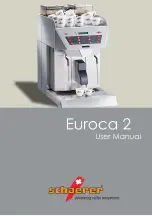 Schaerer Euroca 2 User Manual предпросмотр