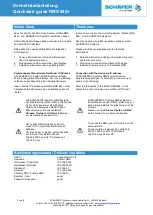 Schäfer iQdata RMS 842+ Quick Start Manual preview