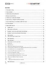 Preview for 4 page of Schaffner Ecosine FS 42842-10-44 User And Installation Manual