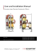 Preview for 1 page of Schaffner Ecosine max FN 3470 User And Installation Manual