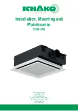 Schako DISA-360 Installation And Maintenance Manual предпросмотр