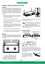 Предварительный просмотр 6 страницы Schako DISA-360 Installation And Maintenance Manual