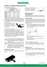 Preview for 7 page of Schako DISA-B Installation, Mounting And Maintenance