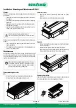 Preview for 8 page of Schako DISA-B Installation, Mounting And Maintenance