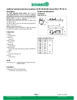 Предварительный просмотр 4 страницы Schako DKA-L-PPs-EL-Ex Additional Operating Instructions