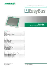 Schako EasyBus EasyF-AAC Installation, Operating And Maintenance предпросмотр