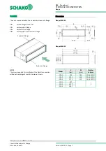 Предварительный просмотр 7 страницы Schako NBS Series Technical Documentation Manual