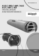 Schako NOVENCO ARO 290 Installation And Maintenance Manual preview