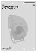 Schako NOVENCO CAL Series Installation And Maintenance Manual preview