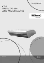 Schako NOVENCO CGF Series Installation And Maintenance Manual предпросмотр