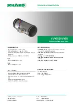 Schako VLV55 Technical Documentation Manual preview