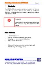 Preview for 7 page of Schaller Automation ACCOMOS Operating Instructions Manual