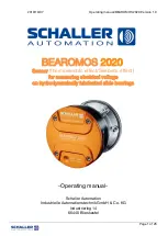 Schaller Automation BEAROMOS 2020 Operating Manua preview