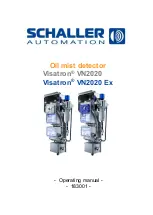 Schaller Automation Visatron VN2020 Operating Manual preview