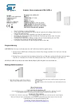 Schartec UPB-1 Quick Start Manual предпросмотр