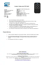 Preview for 1 page of Schartec YET2128-E Quick Start Manual