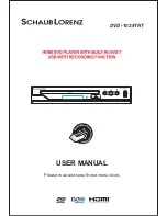 Preview for 1 page of Schaub Lorenz DVD-1028TNT User Manual