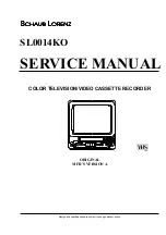 Schaub Lorenz SL0014KO Service Manual preview