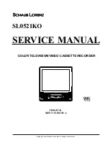 Schaub Lorenz SL0521KO Service Manual preview