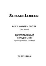 Preview for 1 page of Schaub Lorenz SLS E136W0M User Manual