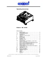 Preview for 27 page of Schaudt Booster WA 121545 Operating Instructions Manual