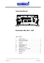 Preview for 1 page of Schaudt EBL 226 C +OVP Instruction Manual